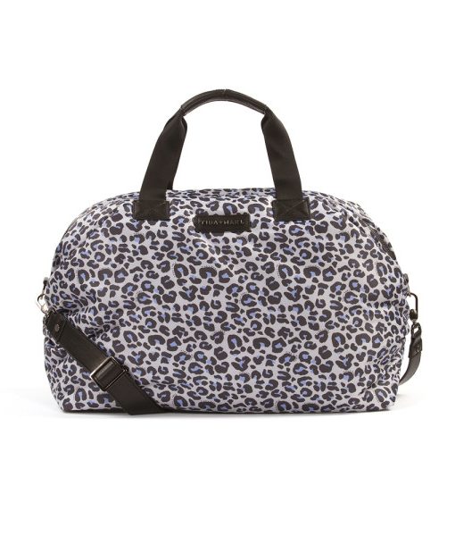 leopard print holdall