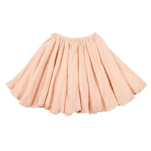 HUBBLE & DUKE – LINEN FULL CIRCLE SKIRT BLUSH