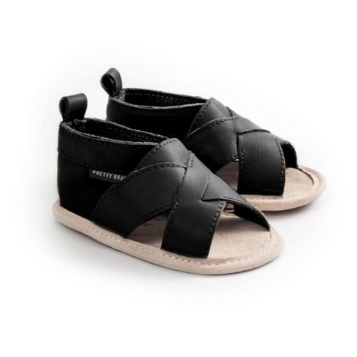 PRETTY BRAVE – CRISS CROSS SANDAL CASTLE BLACK