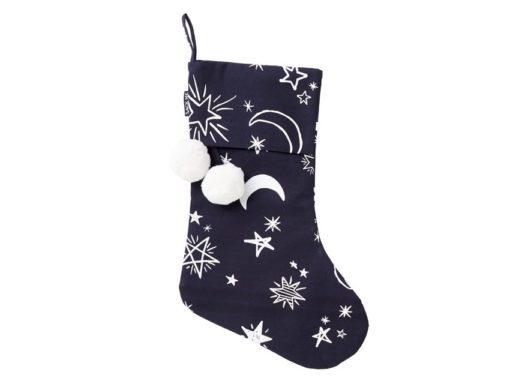 SACK ME – Pinstripe Stocking Starry Night