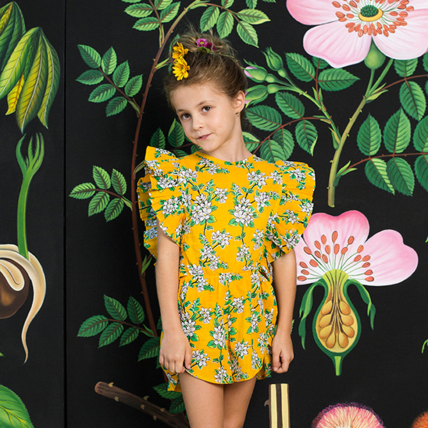 COCO AND GINGER - Delphine Playsuit Safron - So Beau Baby