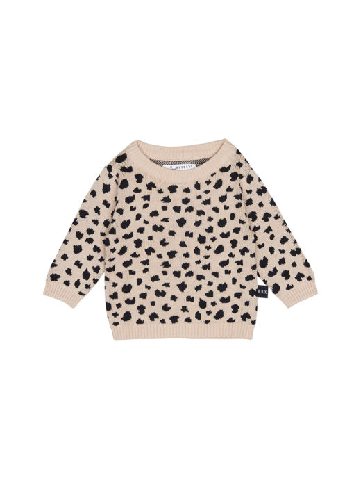 Huxbaby Leopard Knit Jumper