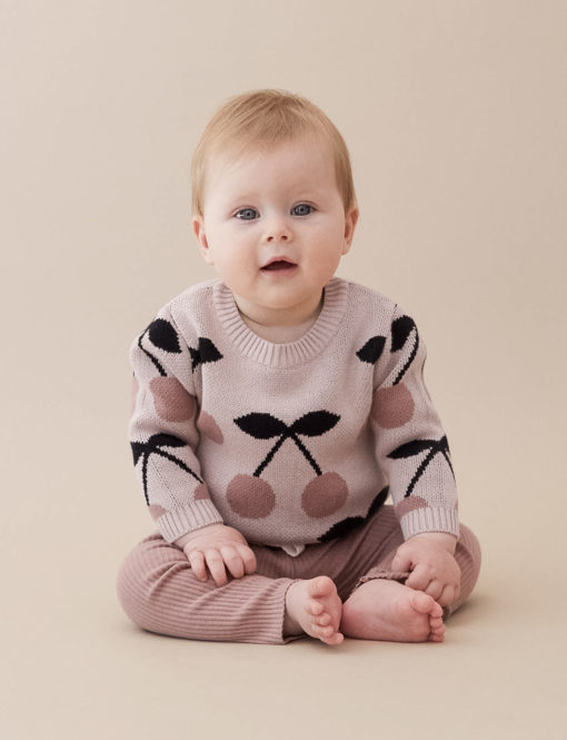 Huxbaby Cherry Knit Jumper