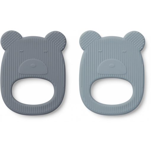 Liewood Geo Teether – 2 pack Mr Bear Blue Mix