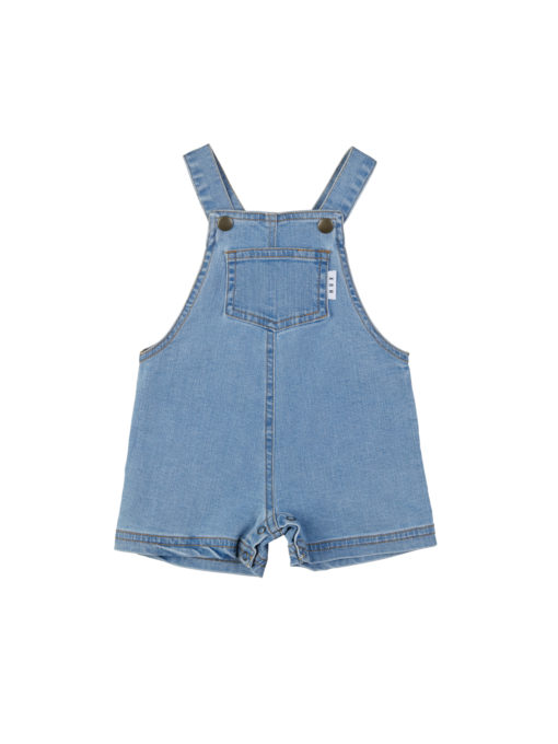 Huxbaby Short Denim Overalls – Denim