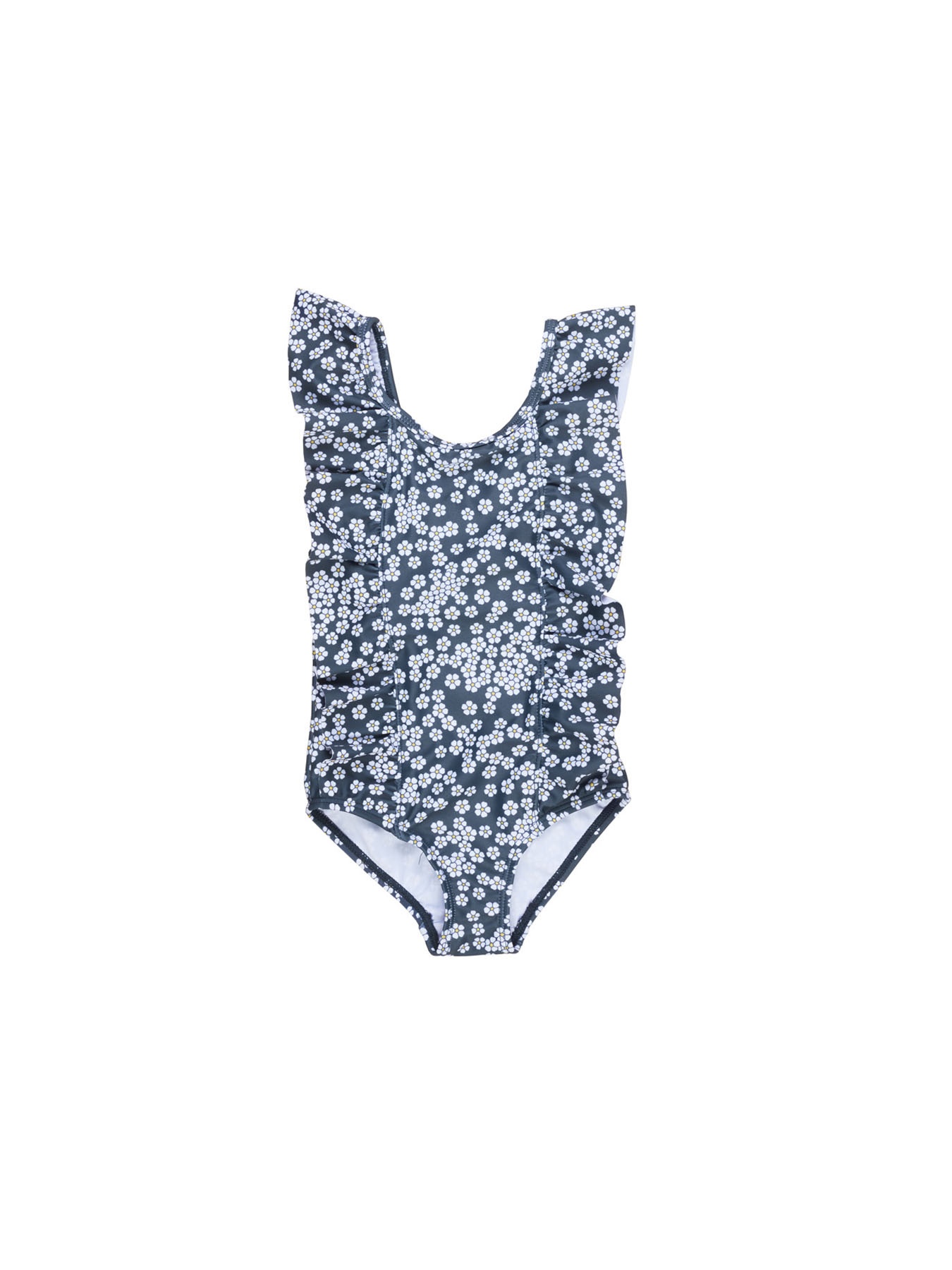 Huxbaby Floral Frill Swimsuit Ink So Beau Baby