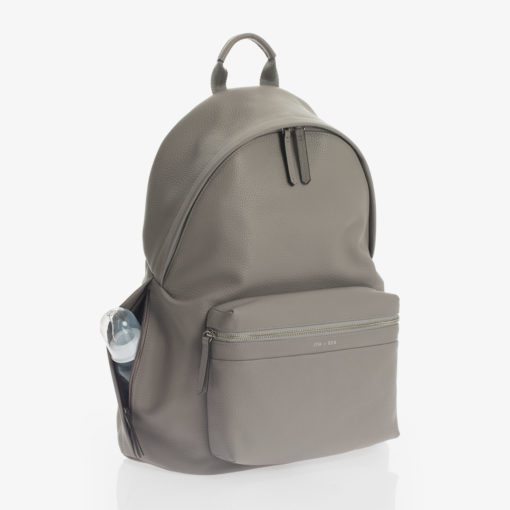 Jem + Bea – Jamie Leather Backpack- Grey