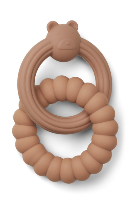 Liewood Herbert Teether – Mr Bear Rose Mix