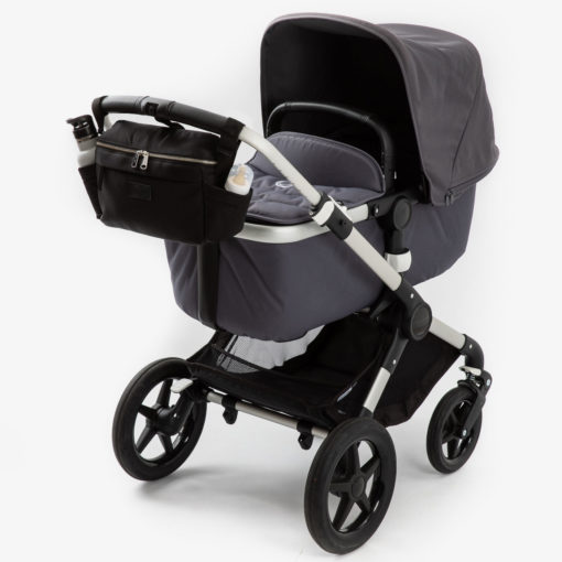 Jem + Bea – Eco Stroller Organiser – Black – Exclusive to So Beau Baby