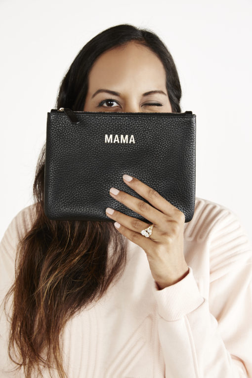 Jem + Bea -Leather Mama Clutch – Black – Exclusive to So Beau Baby