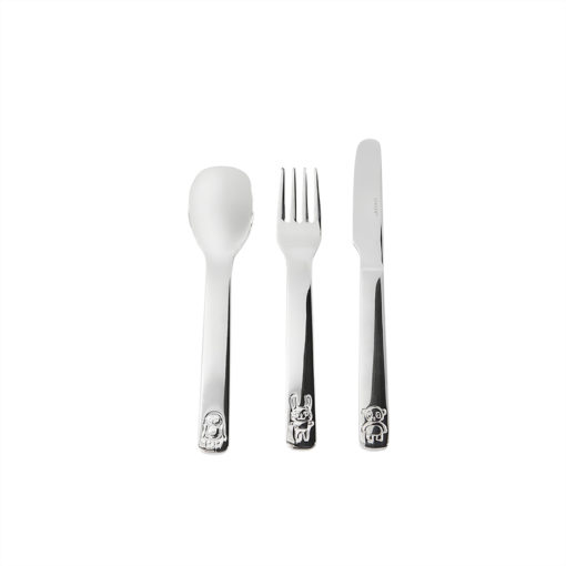 OYOY- We Love Animals Fork, Knife & Spoon Cutlery Set