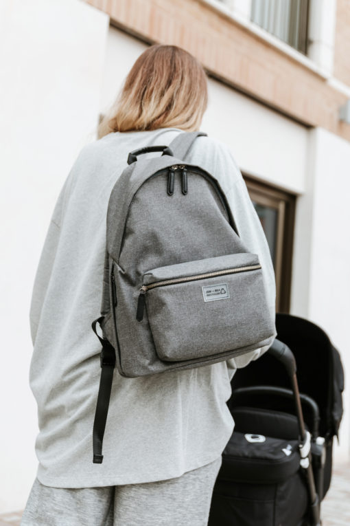 Jem + Bea – Jamie Eco Backpack- Grey