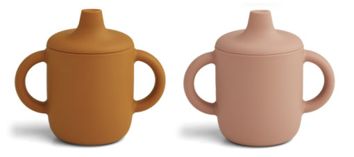 Liewood Neil Training Cups – 2 Pack Dark Rose/Mustard Mix