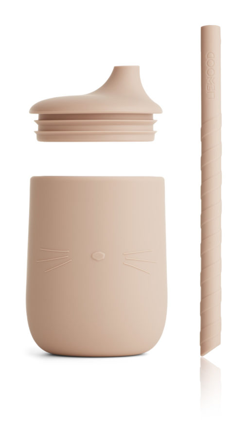 Liewood Ellis Sippy Cup – Cat Rose