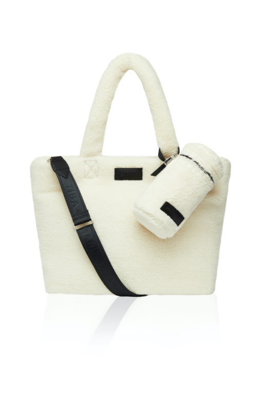 Tiba + Marl – Sumi Puffy Tote – Cream Fleece