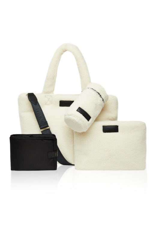 Tiba + Marl – Sumi Puffy Tote – Cream Fleece