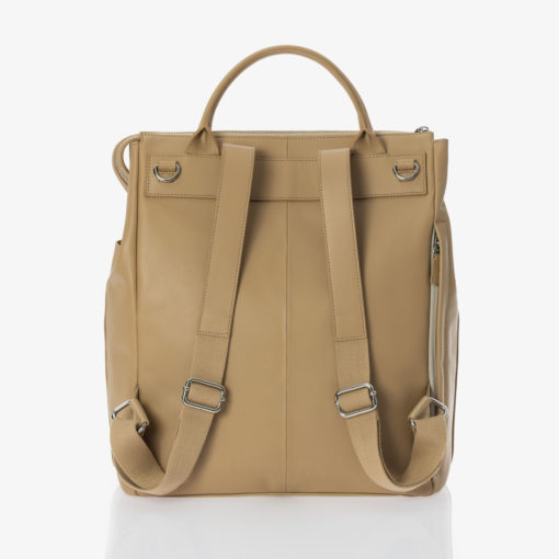 Jem + Bea -Leather Ada Backpack – Exclusive to So Beau Baby – Sand