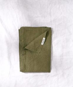 Warren Hill Stonewashed Linen Baby Swaddle – Olive