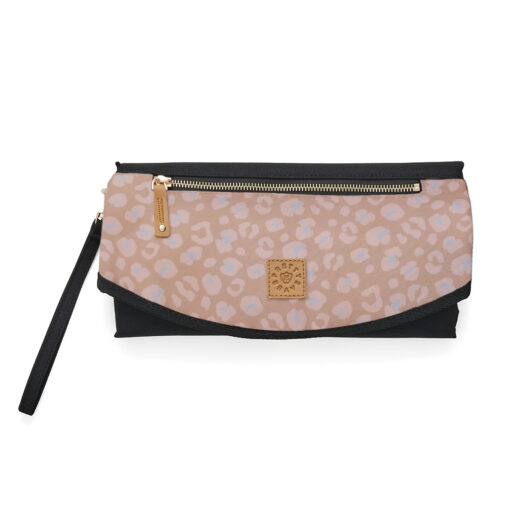 PRETTY BRAVE –  Roundabout Change Clutch – Rose Leopard